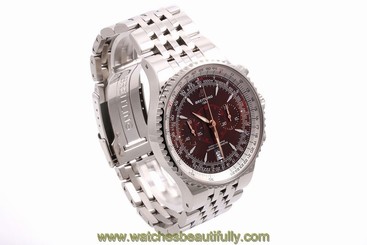 Breitling Montbrillant Navitimer Bronze Dial A23340 W/ Papers #2061