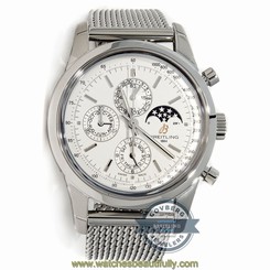 Breitling Transocean Chrono 1461 A1931012/G750 Auto Steel Mens Bracelet Watch