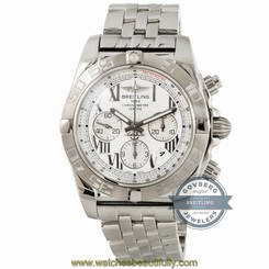 Breitling Chronomat 44 AB011012/A690 Auto 44mm Steel Mens Pilot Bracelet Watch