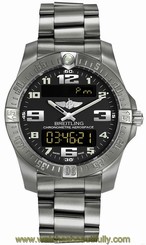 E7936310/BC27-152E NEW BREITLING AEROSPACE ANALOG & DIGITAL TITANIUM WATCH