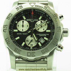 Breitling Colt Chronograph II Mens Watch A73387 Black Dial Mens Mint