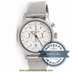 Breitling Trancocean Chrono 38 Automatic Steel Bracelet Watch A4131053-G757