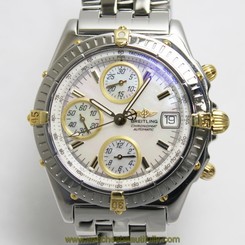 Authentic Breitling Chrono Matt Bikoro REF.B13350 Combi automatic Mens Watch 651