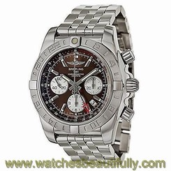 BREITLING MEN'S 44MM STEEL BRACELET & CASE AUTOMATIC WATCH AB042011-Q589