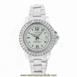 Breitling Colt Lady - Stainless Steel - Diamond Bezel A77383