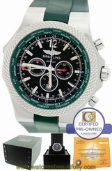 Men's Breitling Bentley GMT British Racing Green A47362 Chronograph Watch 845960026321