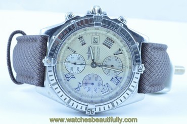 BREITLING CROSSWIND WINDRIDER CHRONOGRAPH 43MM STEEL/STEEL WHITE RAR MOP