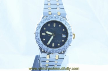 BREITLING TABARLY MEN'S WATCH RAR 36MM VINTAGE RARITY STEEL/GOLD RAR