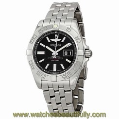 Breitling Galactic 41 Stainless Steel Mens Watch A49350L2-BA07-366A 845960014878
