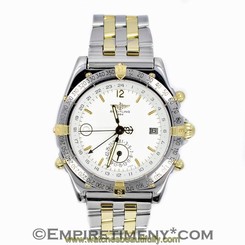 Breitling Duograph B15507 GMT Two-Tone 18K & Stainless Automatic Men's Watch