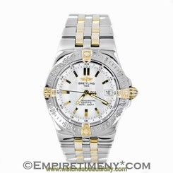Breitling B71340 Mother of Pearl Two-Tone 18K & Stainless Quartz Women's Watch