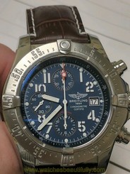 Breitling Avenger Skyland A13380 Automatic Chronograph Blue Dial 44MM Box/Papers
