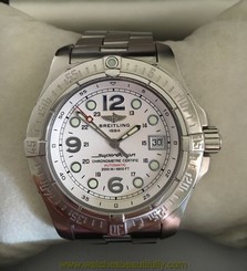 Breitling SuperOcean 2000M Automatic White Dial Stainless Steel A17390 Men's