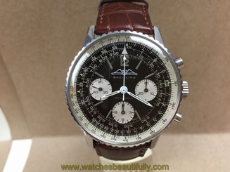 Vintage Breitling Navitimer Extremely Rare Silver Gilt AOPA Chronograph Chrono