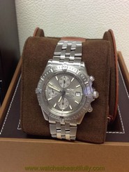 Breitling Crosswind Racing A13355 Silver Dial - 2003 - Just Serviced!