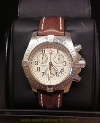 Breitling Avenger Seawolf Chronograph A73390 Silver Dial - Box & Papers - 2005
