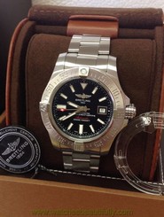 Breitling Avenger Seawolf II A17331 Volcano Black Dial - Box & Papers - 2016