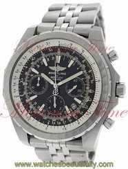 Breitling Bentley Motors T Chronograph, Black Dial - Steel, Ref # A2536313/B686