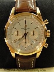 Breitling TransOcean Chronograph 18k Red Gold Mens Luxury Wristwatch - BNIB