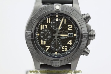 Breitling Limited Edition 250 Super Avenger Blacksteel Carbon Fiber Dial M13371