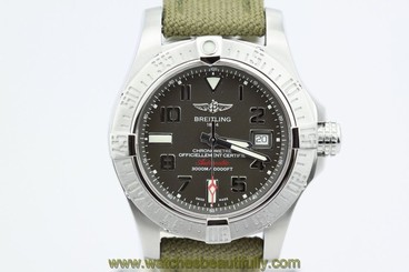 Breitling Avenger II Seawolf Tungsten Dial Military Strap A17331 Bought in 2016