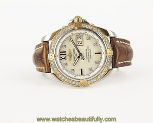 18kt/Stainless Steel Breitling Cockpit Watch
