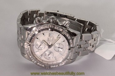Breitling Super Avenger A13370 with Diamond Bezel 609207284826
