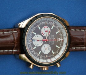 BREITLING CHRONO-MATIC LIMITED EDITION OF 500 ROSE 18K GOLD BENTLEY 49MM