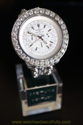 BREITLING FOR BENTLEY SPECIAL EDITION CUSTOM HUGE DIAMONDS ONE OF A KIND!