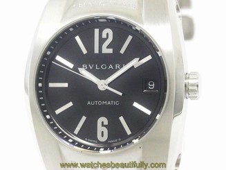 Polished BVLGARI Ergon Steel Automatic Mid Size Watch EG35S (BF111485)