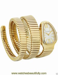Bvlgari Bulgari Serpenti Tubogas 35mm sp35c6gdg.2t 18kt Yellow Gold Ret: $40,100