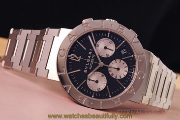 BNIB Bulgari Bulgari-Bulgari Chronograph BB38BSSDCH, Automatic, 38mm, Mens Watch