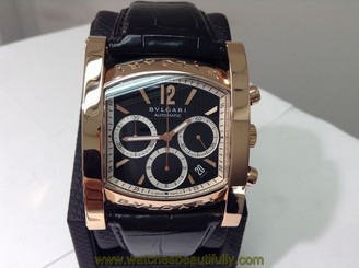BULGARI Ref. AAP48GCH ASSIOMA Solid 18K Rose Gold XL Men's Chronograph! MINT!!!
