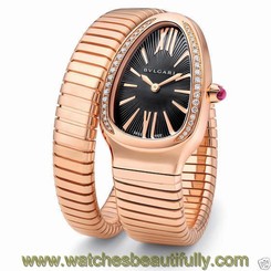 Bvlgari Bulgari Serpenti Tubogas 35mm spp35bgdg.1t 18kt Rose Gold Ret: $30,900