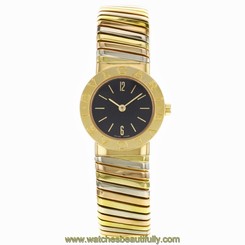 Bvlgari Tubogas BB192TYWP 18K Tri-Color Gold Women's Watch