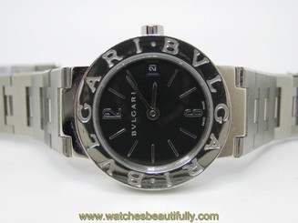 BVLGARI.BVLGARI Stainless Steel Quartz Ladies Watch Ref:BB23SS Case size: 23mm