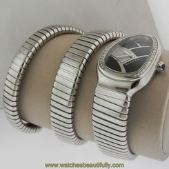 Bvlgari Bulgari Serpenti SP35BD1SDS.2T Stainless Steel DIAMOND Ret: $13,400