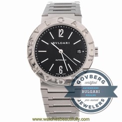 Bvlgari Bvlgari BB 38 SS AUTO Automatic 38mm Steel Bracelet Watch Date