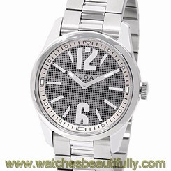 Authentic BVLGARI watch solo tempo Quartz ST37S Mens Used Wristwatch Silver