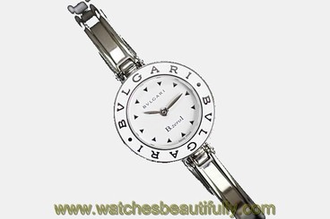 Pre-Owned Bulgari Bee Zero One All SS White Dial Women's Wristwatch BZ22S, MR