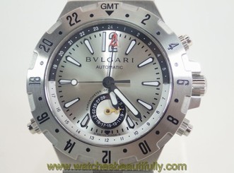 Pre-Owned BVLGARI GMT Diagono Professional GMT40S Chronometer Men's Automatic,MD