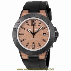Bvlgari Diagono Magnesium Automatic Brown Dial Mens Watch 102306