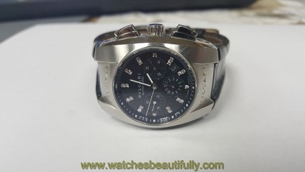 MEN'S BVLGARI ERGON AUTOMATIC CHRONORAPH WATCH (EG 35S CH - WITH DIAMONDS