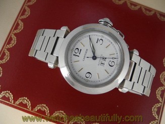 Pasha de Cartier Pasha Watch Box CARTIER PASHA 35 Watch Unisex With Box