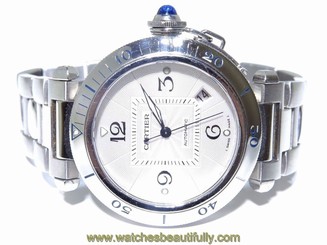 Pasha De Cartier 2379 Stainless Steel Automatic Beautiful Swiss Made Watch