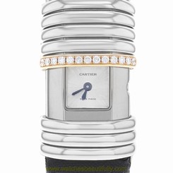 Cartier Declaration WT000830 18K Rose Gold & Diamonds Quartz Ladies Watch