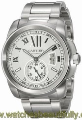 Cartier Calibre de Cartier 42mm Steel Men's Watch W7100015 7612456709036