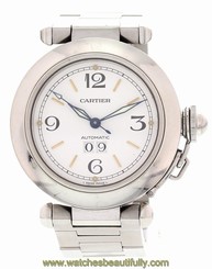 Men's/ Ladies Pasha de Cartier Automatic 2475 Stainless Steel