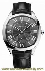Cartier Drive De Cartier 41mm Steel/Leather Men's Watch WSNM0006