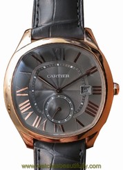 Cartier Drive Gray Dial 18KT Rosegold Automatic Men's Watch WGNM0004 New Orig